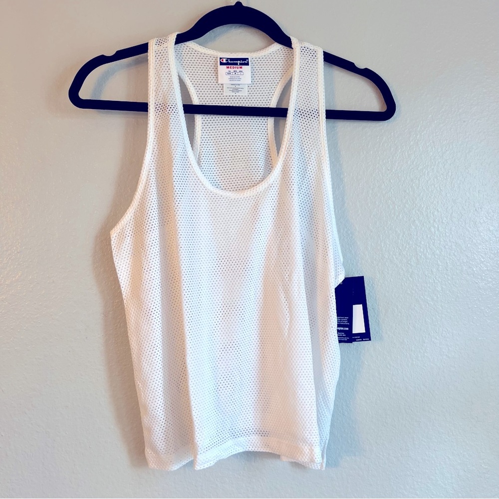 Champion Sport Women’s Mesh Net Sheer Tank Top